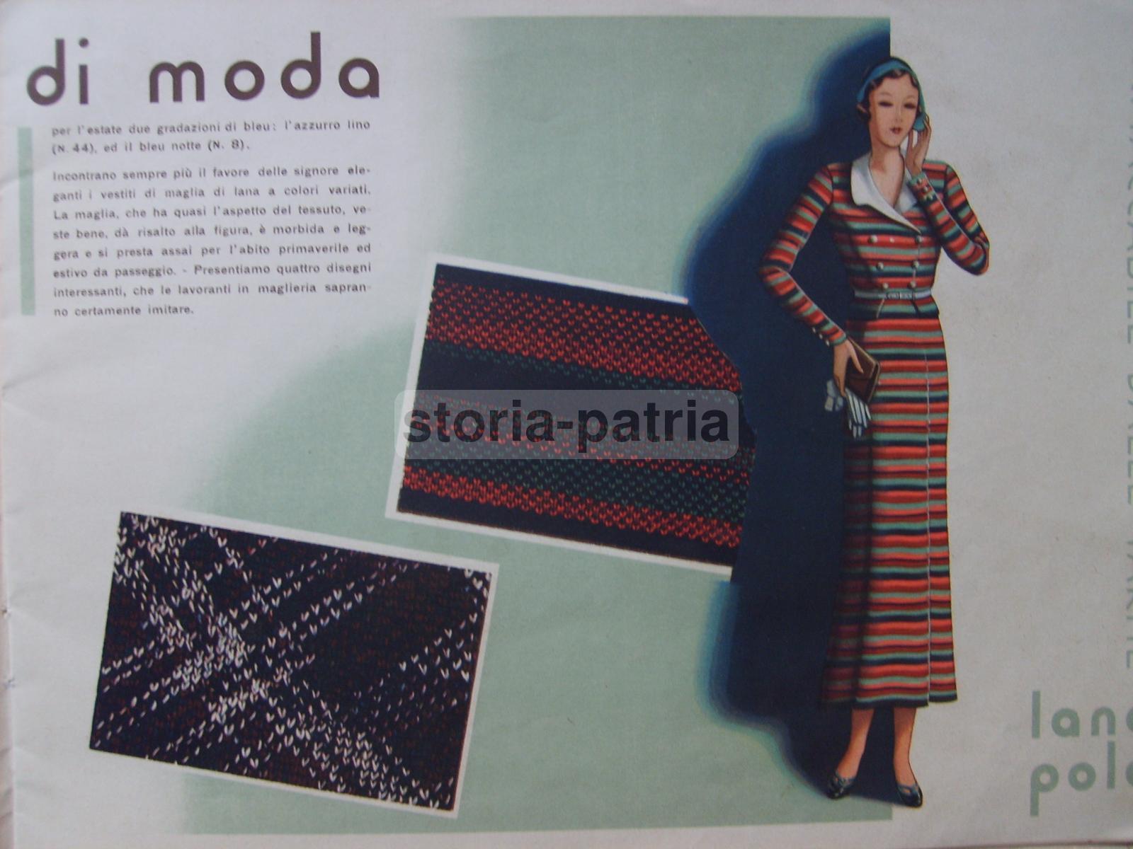 Abbigliamento Uomo Donna, Lanificio, Marzotto, Valdagno, Pubblicitaria d'Epoca immagine 1