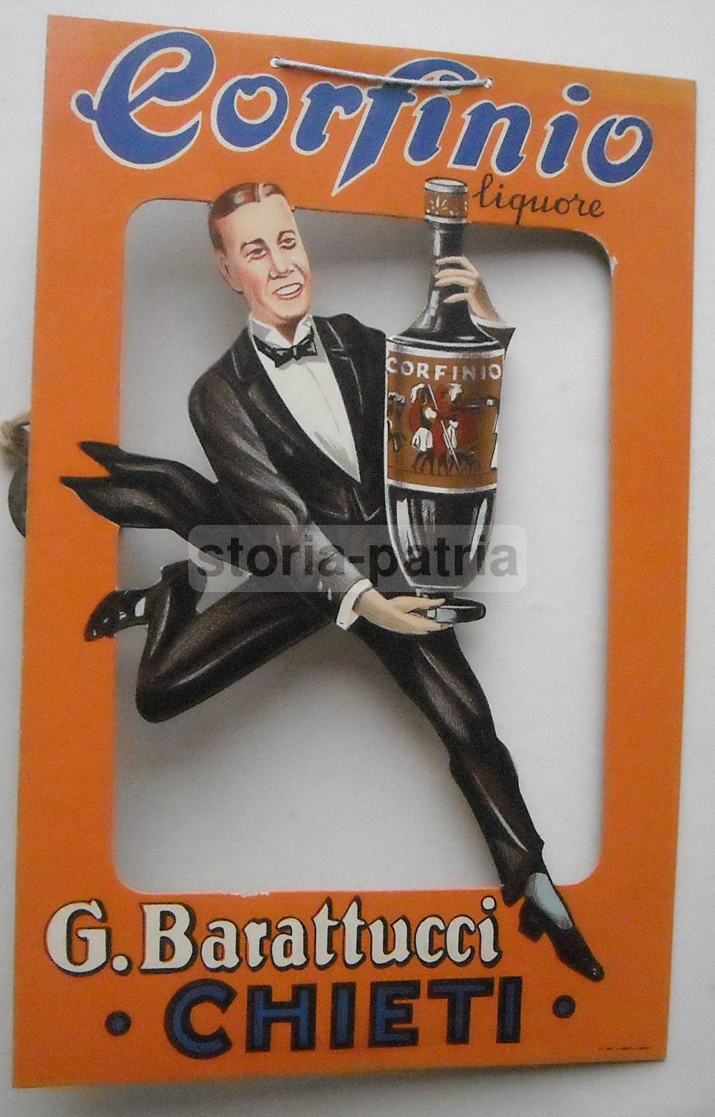 Abruzzo, Chieti, Liquori, Corfinio, Barattucci, Rara Inusuale Locandina Pubblicitaria immagine 10