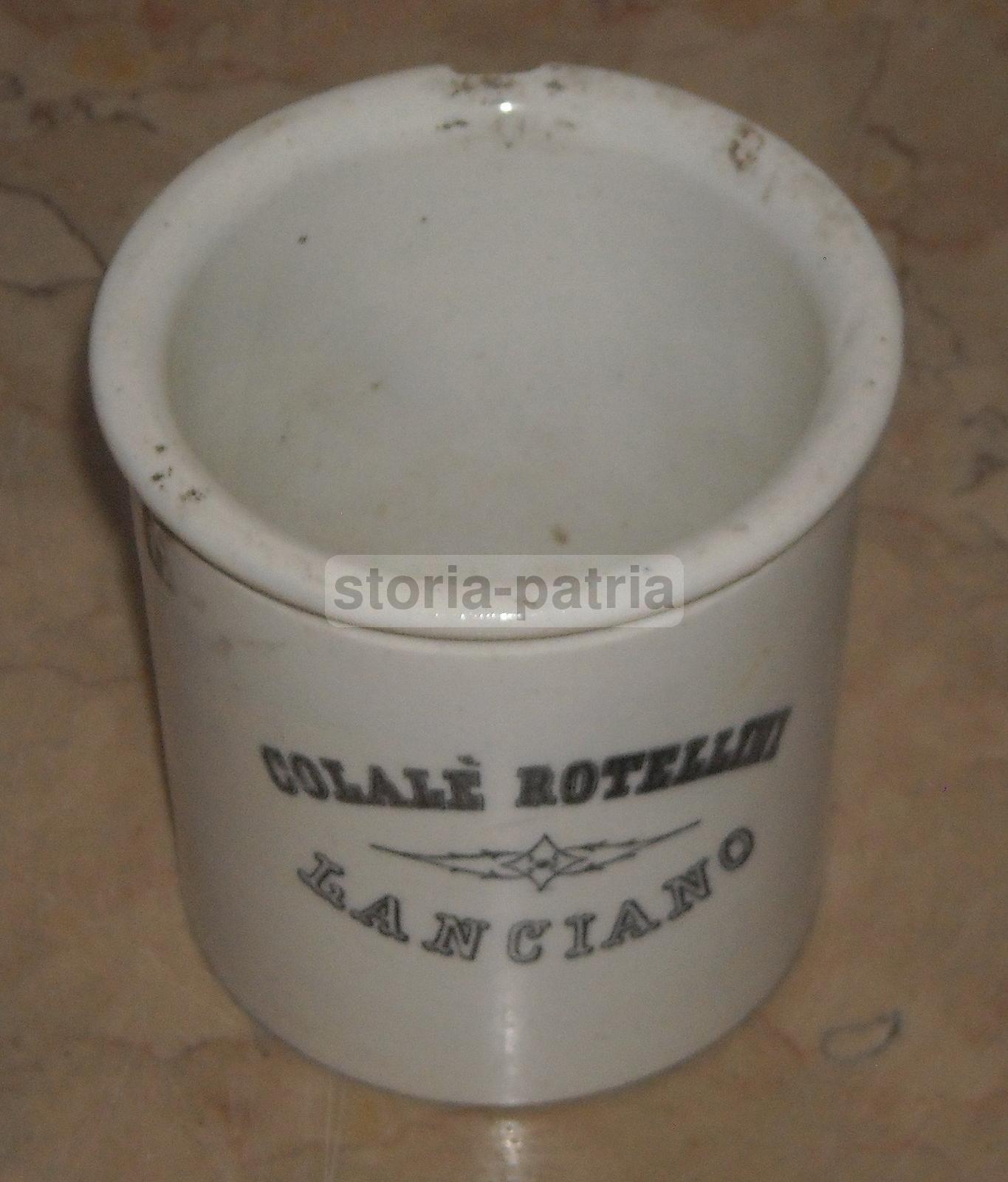 Abruzzo, Rara Antica Pubblicitaria, Sanitaria, Erboristeria, Ceramica Da Collezione immagine 1