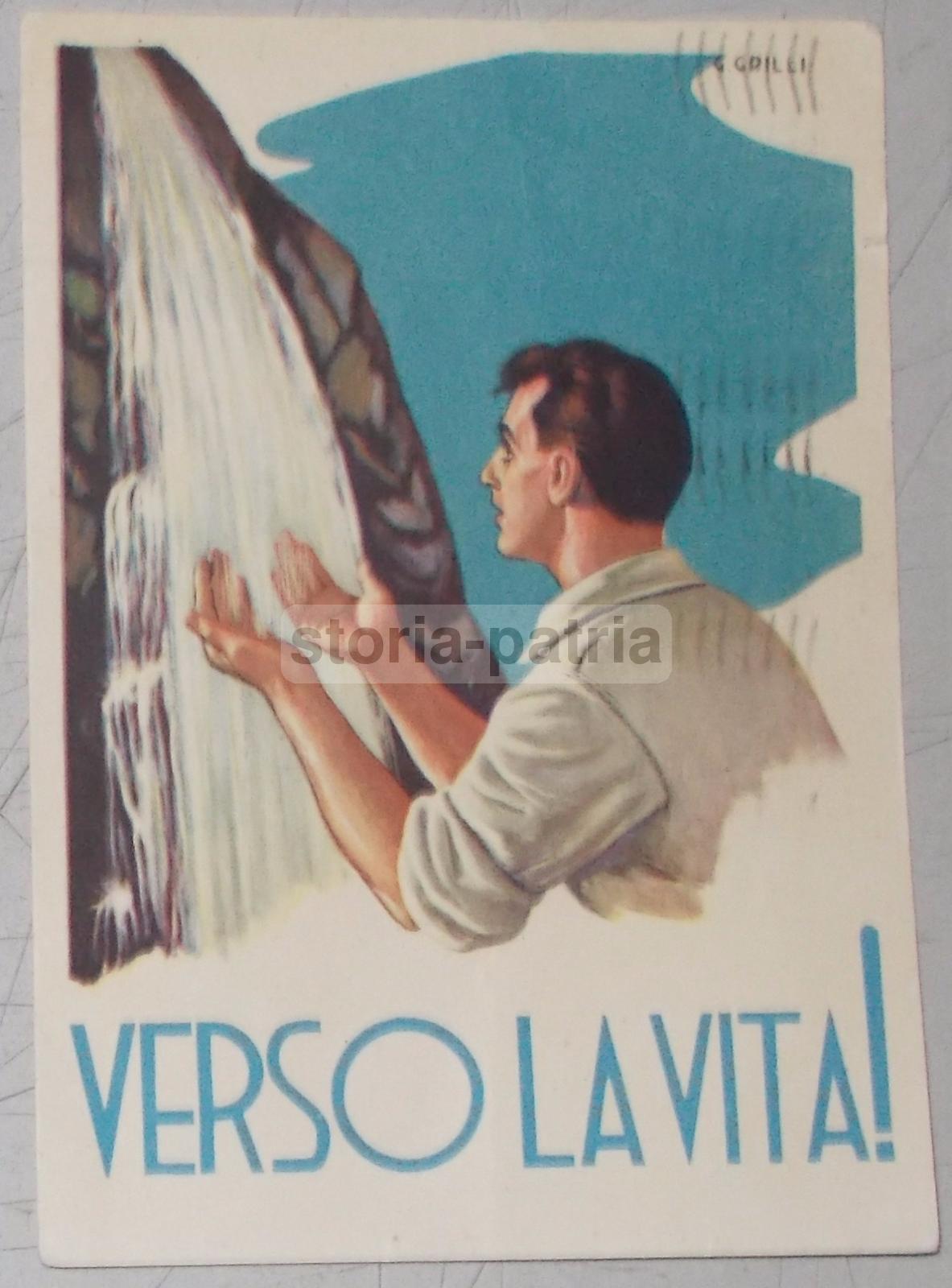 Acqua, Fonte Di Vita, Cascata, Illustrazione Artistica Propagandistica, Grilli, 900 immagine 1