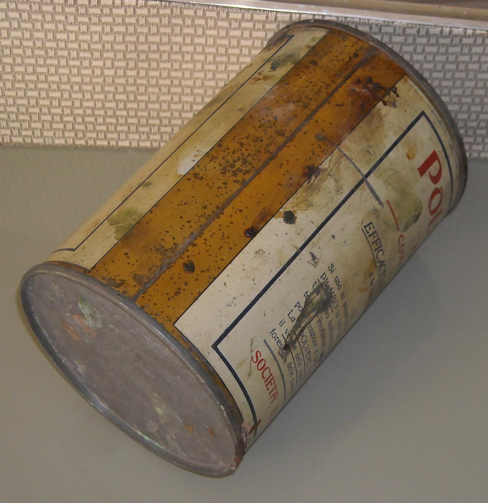 Agraria, Enologia, Viticoltura, Peronospora, Polvere Caffaro, Latta Pubblicitaria immagine 5