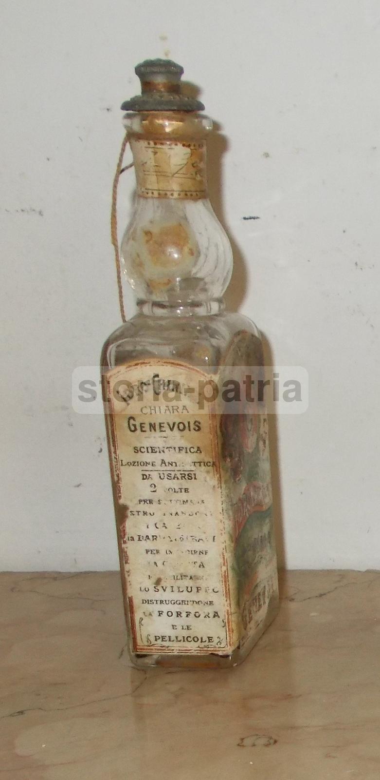 Antica Pubblicitaria, Idro Chinina, Forfora, Lozione Antisettica, Genevois, Napoli immagine 4