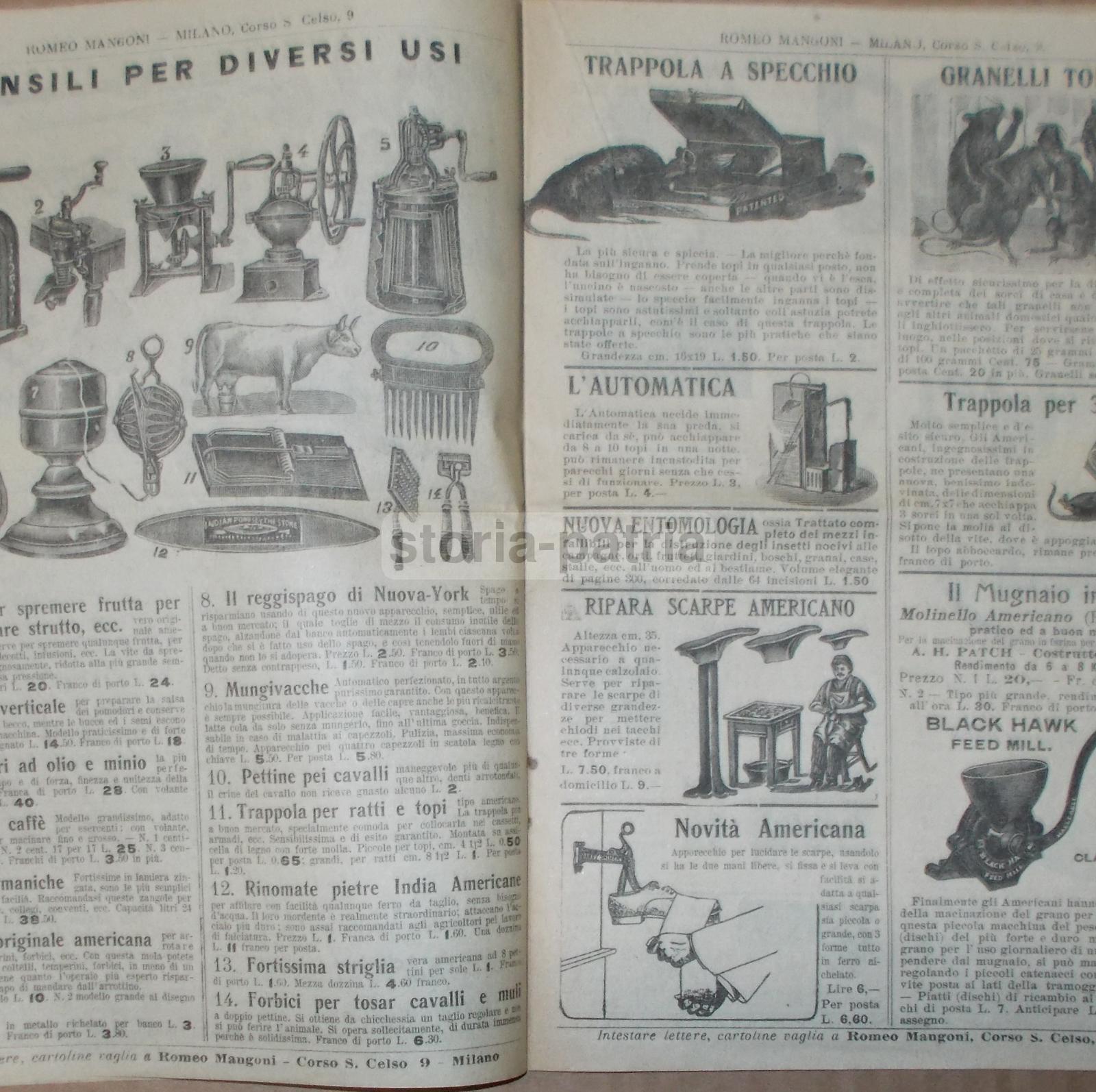 Antico Catalogo, Pipe, Musica, Strumenti Musicali, Amache, Casalinghi, Enologia, Rarita immagine 9