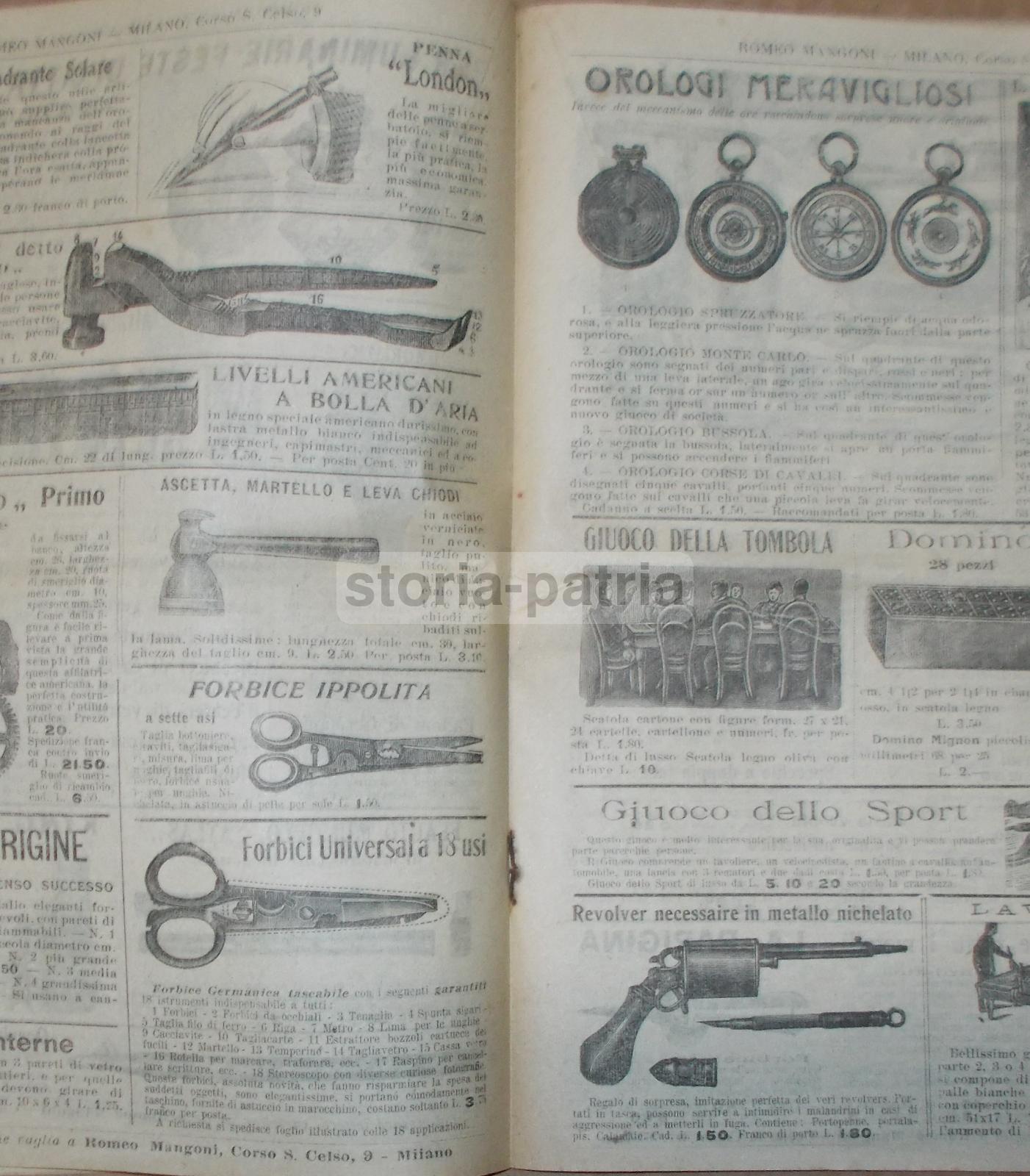Antico Catalogo, Pipe, Musica, Strumenti Musicali, Amache, Casalinghi, Enologia, Rarita immagine 10