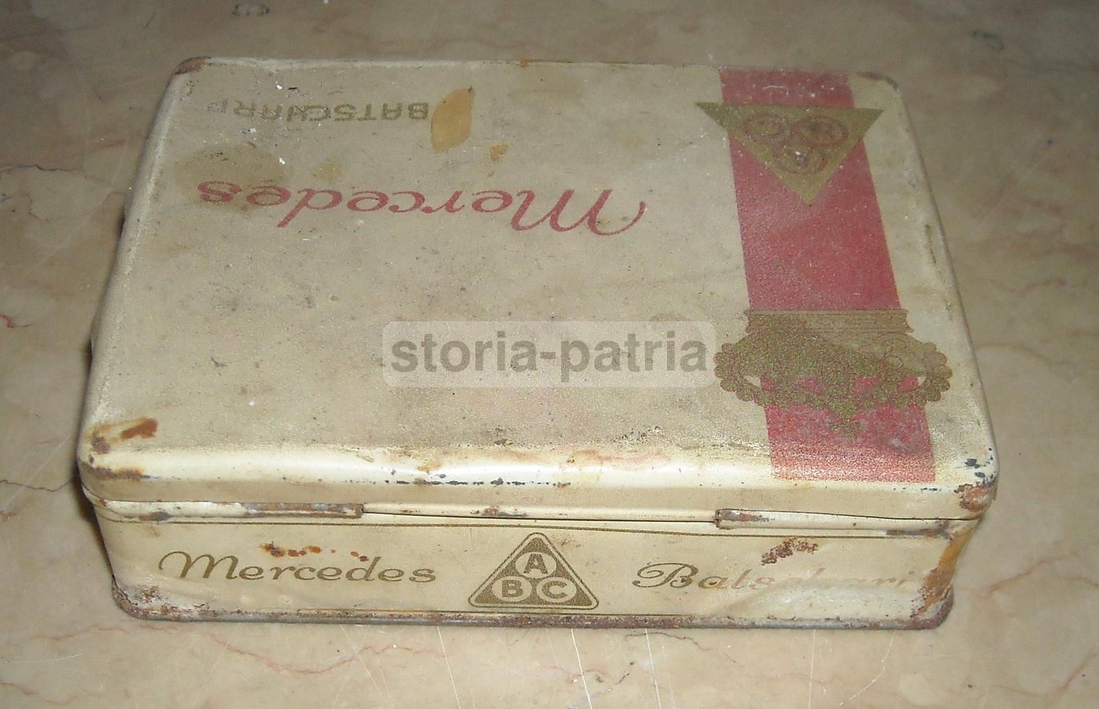 Araldica, Berna, Batschari, Antico Astuccio Metallico, Pubblicitario, Tabacchi, Savoia immagine 5