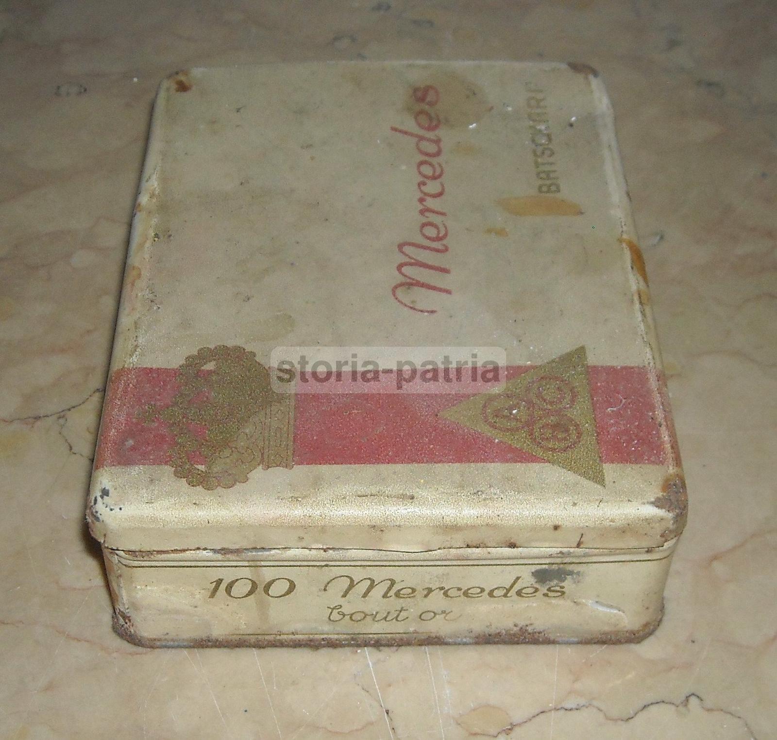 Araldica, Berna, Batschari, Antico Astuccio Metallico, Pubblicitario, Tabacchi, Savoia immagine 6