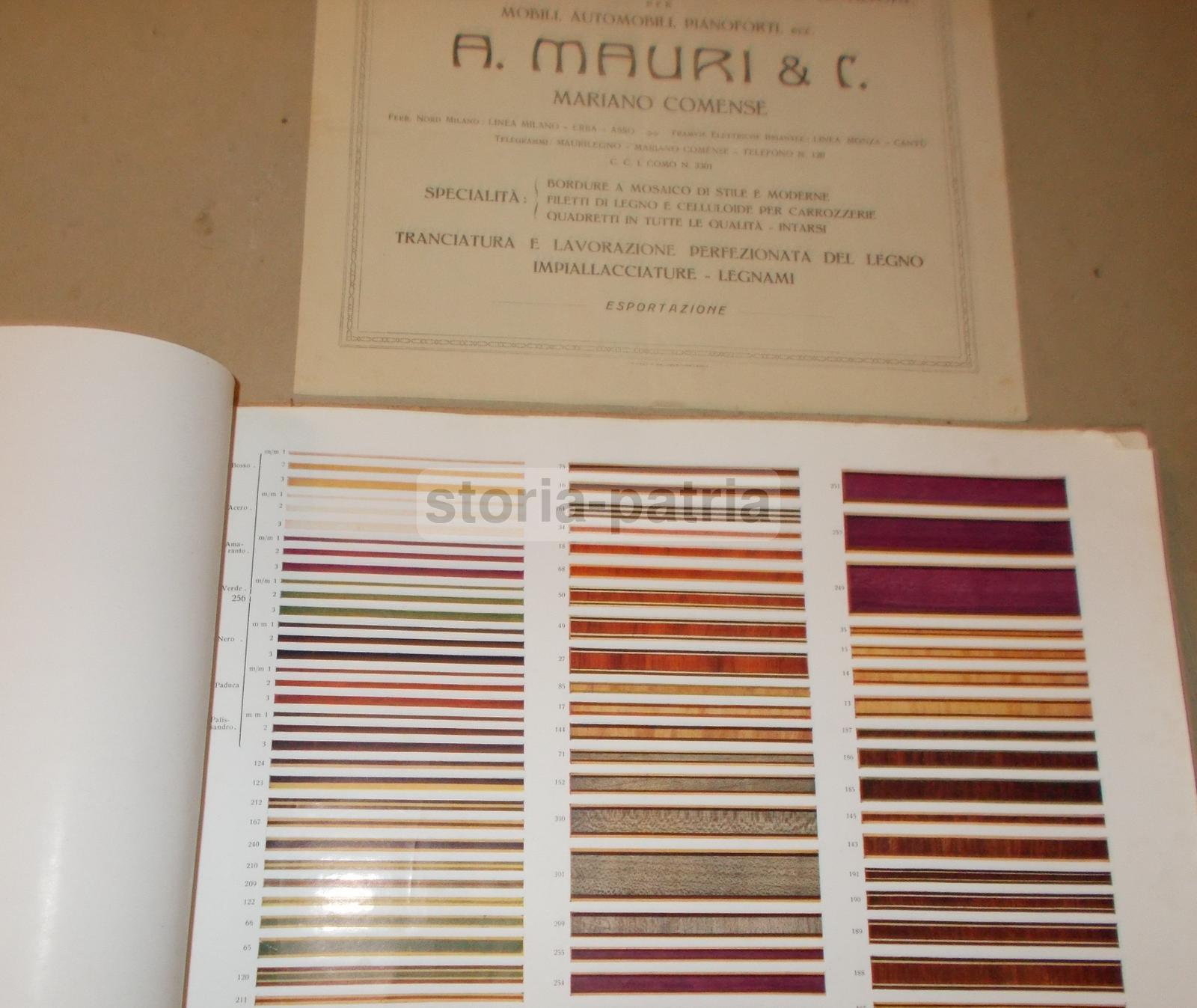 Architettura, Arti Decorative, Intarsi In Legno Per Mobili E Automobili, Mauri, Como immagine 1