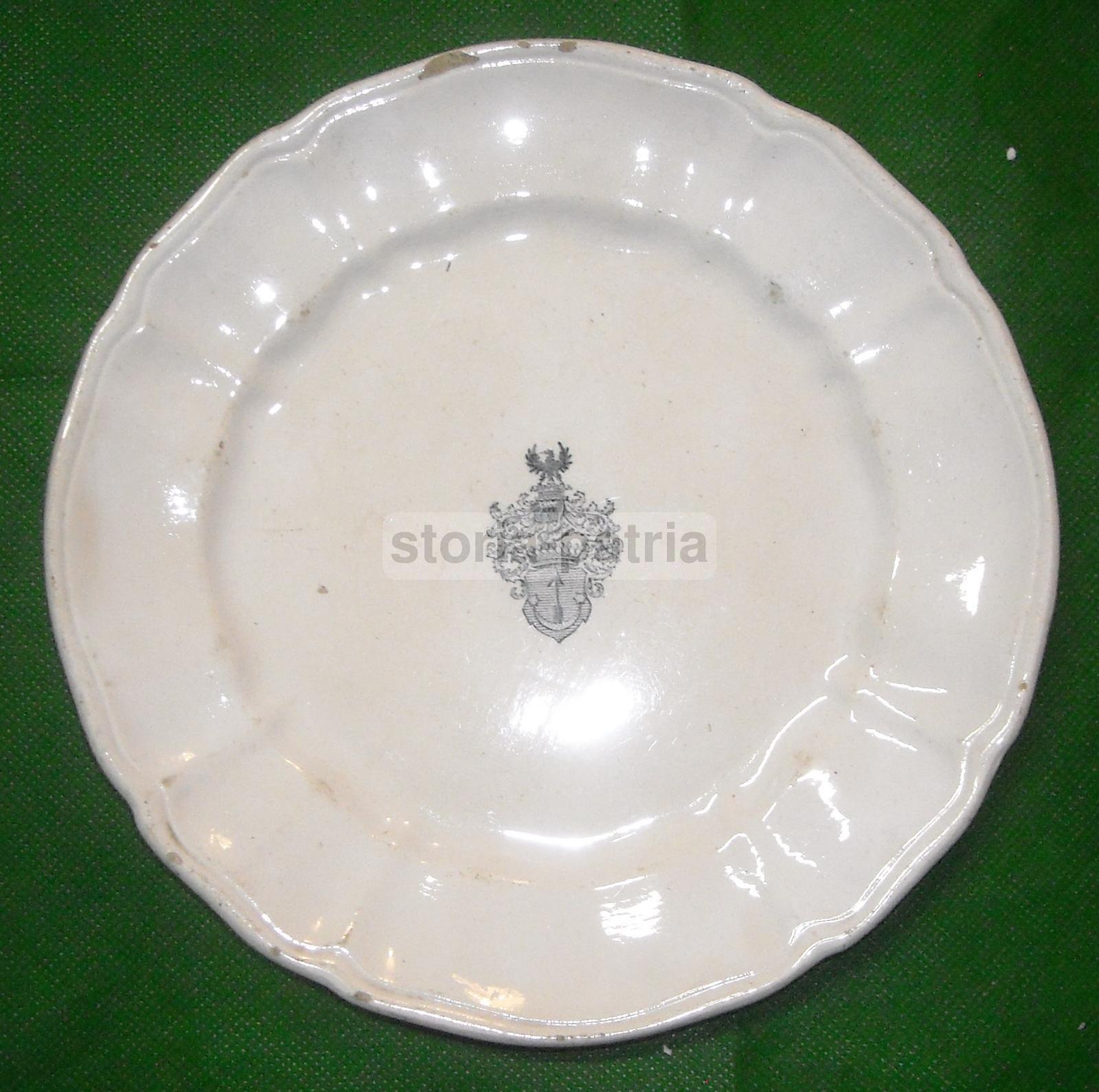 Arte, Araldica, Stemma Gentilizio, Piatto Molto Decorativo, Ceramica Richard, Rarita immagine 1