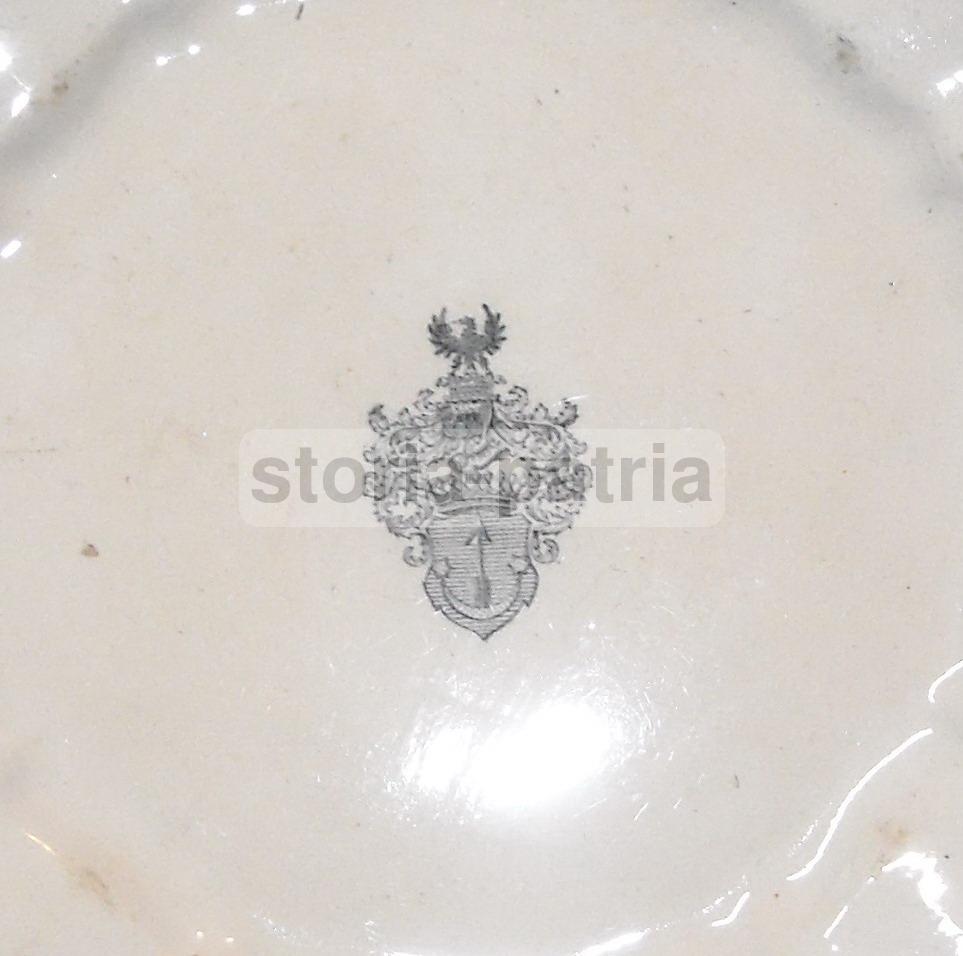 Arte, Araldica, Stemma Gentilizio, Piatto Molto Decorativo, Ceramica Richard, Rarita immagine 3