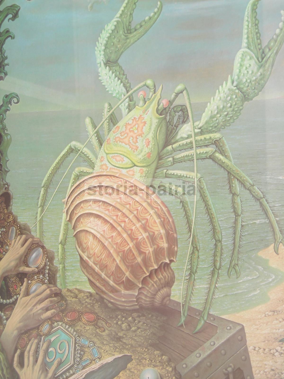 Arte, Astrologia, Esoterismo, Costellazioni, Massoneria, Suggestive Allegorie, Cancro immagine 3