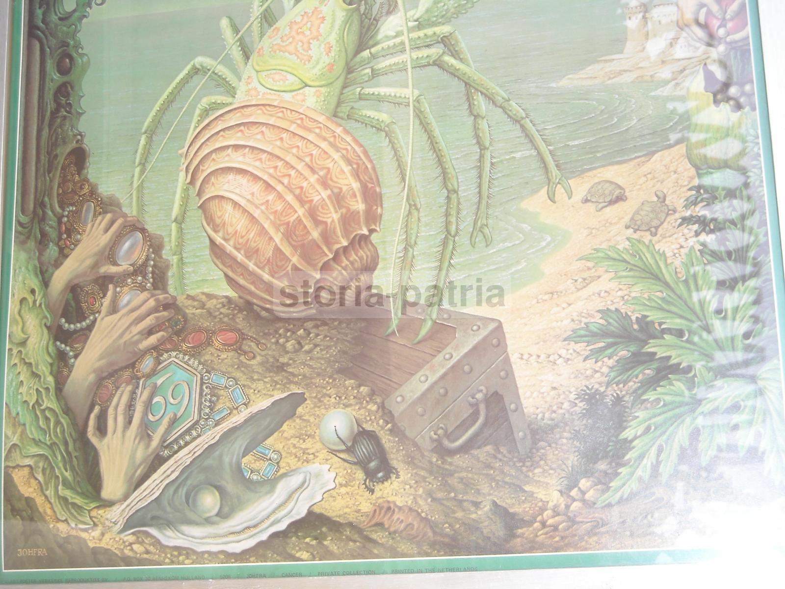 Arte, Astrologia, Esoterismo, Costellazioni, Massoneria, Suggestive Allegorie, Cancro immagine 10