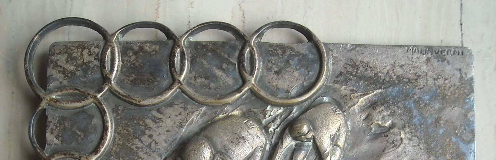 Arte, Scultura, Malinverni, Ciclismo, Sport, Biciclette, Rara Pubblicitaria Pirelli immagine 1