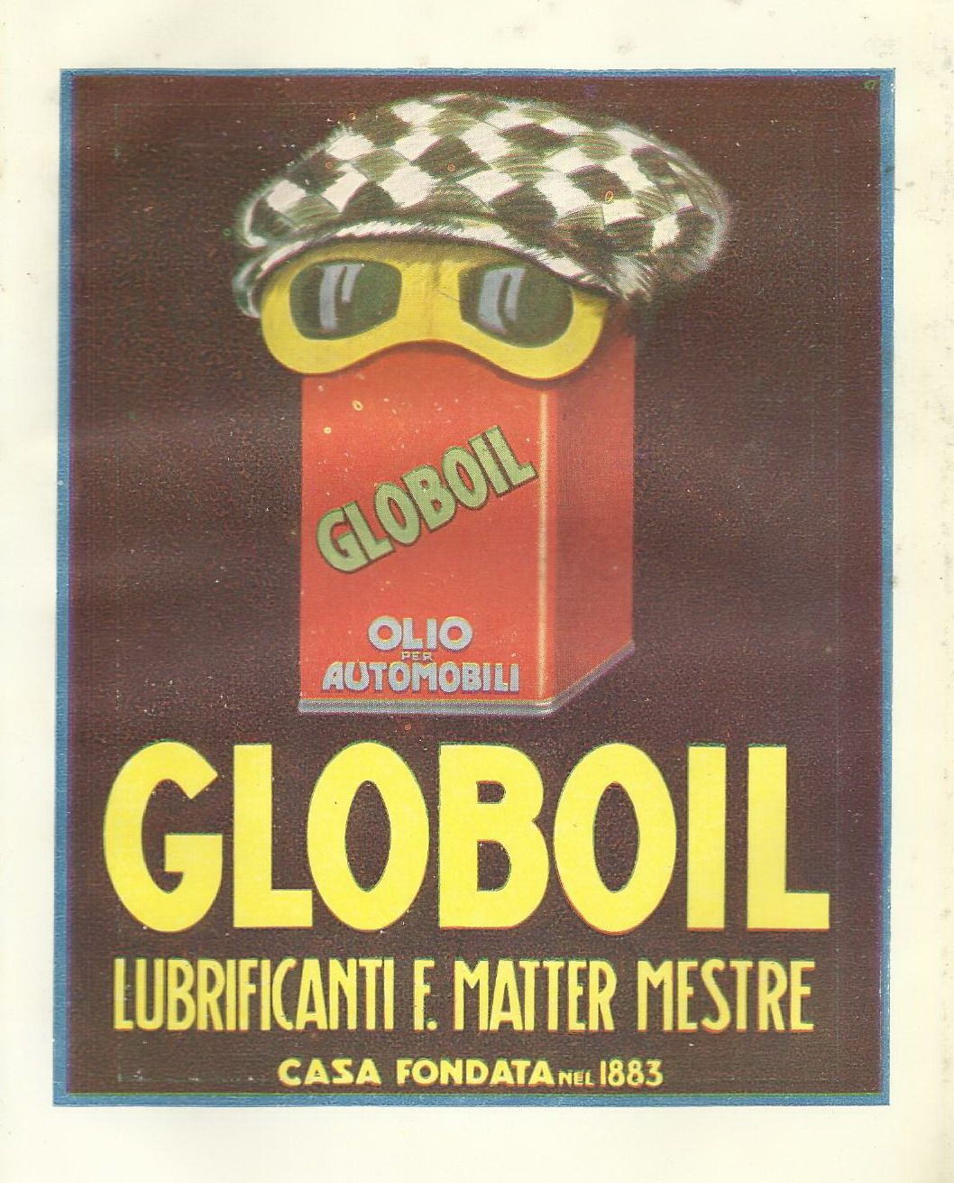 Auto, Automobilismo, Globoil, Mestre, Batterie Hensemberger, Monza, Rossi, Pubblicita immagine 1