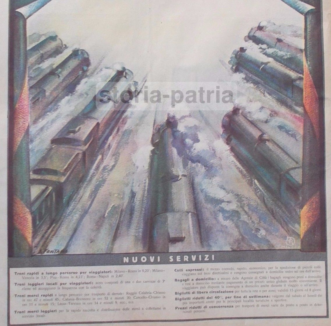 Aviazione, Aerei, Filatelia, Posta Aerea, Ferrovie Dello Stato, Treni, Roma, Pubblicita immagine 1
