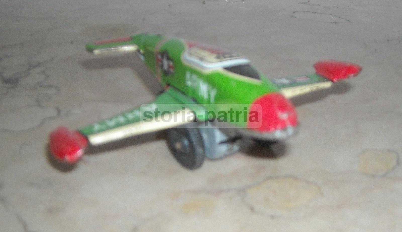 Aviazione Militare, Aeronautica, Grazioso Giocattolo d'Epoca, Modellino Di Aereo immagine 8