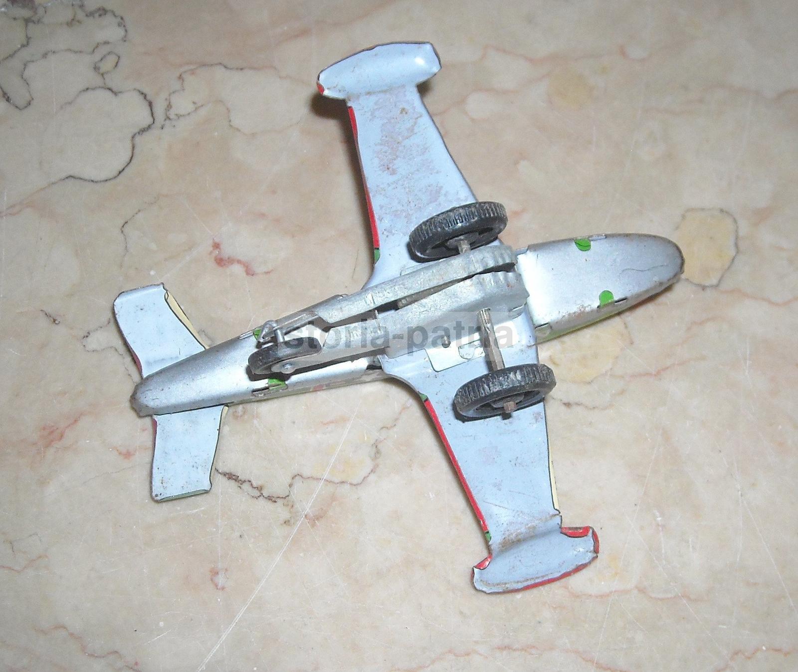 Aviazione Militare, Aeronautica, Grazioso Giocattolo d'Epoca, Modellino Di Aereo immagine 11