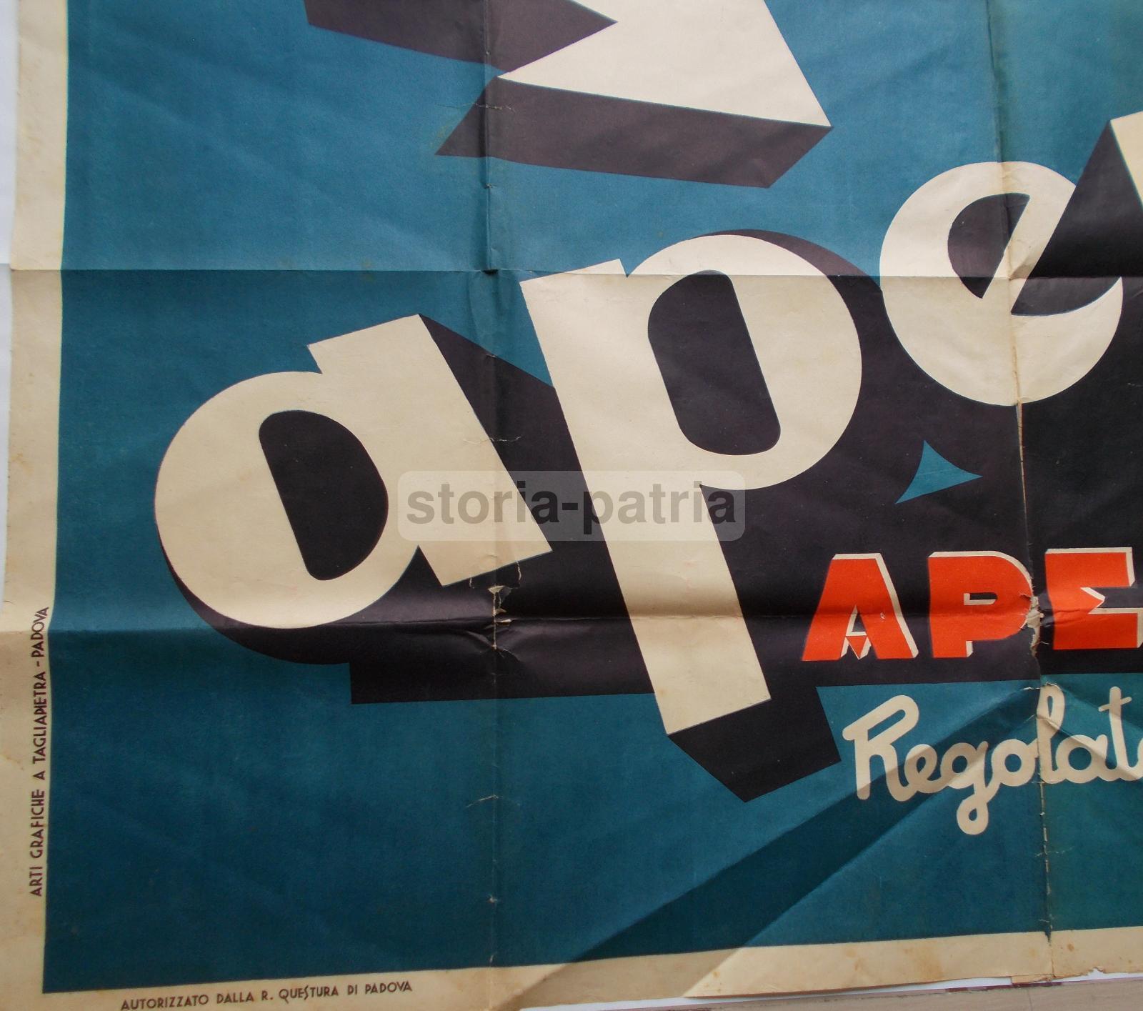 Bar, Caffetteria, Aperitivo, Digestivo, Padova, Barbieri, Menegazzo, Aperol, Manifesto immagine 1