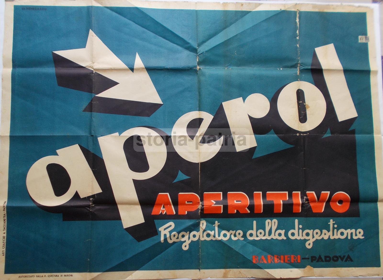 Bar, Caffetteria, Aperitivo, Digestivo, Padova, Barbieri, Menegazzo, Aperol, Manifesto immagine 8