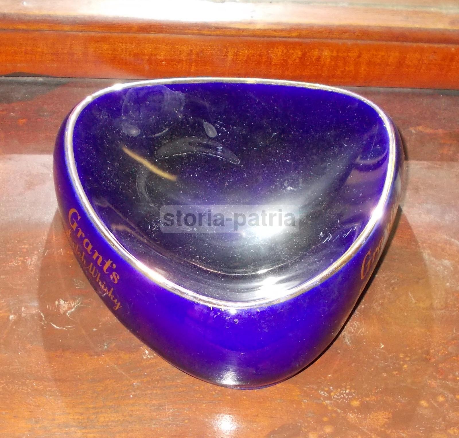 Bar, Caffetteria, Liquori, Scotch Whisky, Grants, Posacenere Pubblicitario, Elegante immagine 1