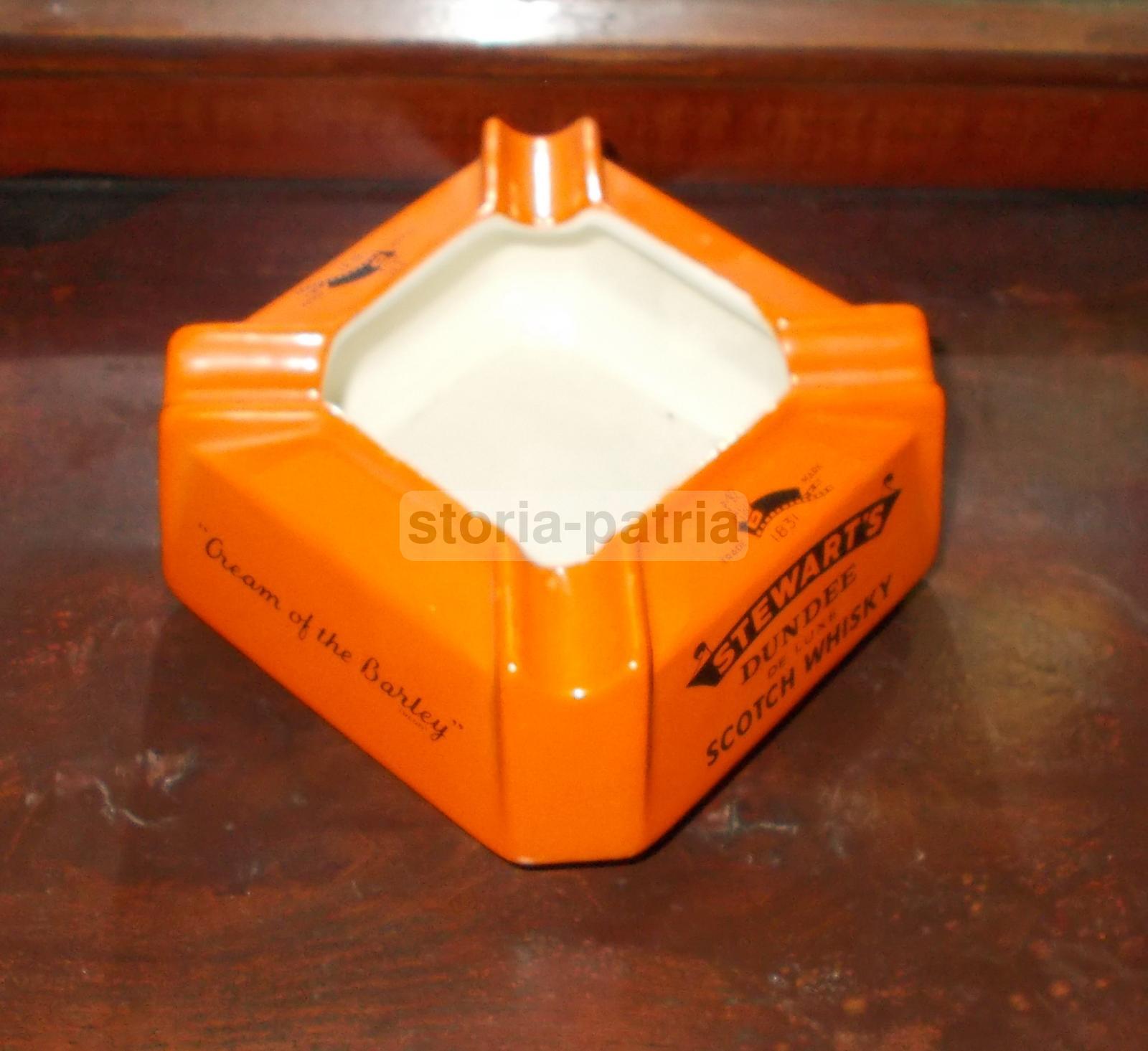 Bar, Caffetteria, Liquori, Scotch Whisky, Stewarts, Dundee, Posacenere Pubblicitario immagine 1