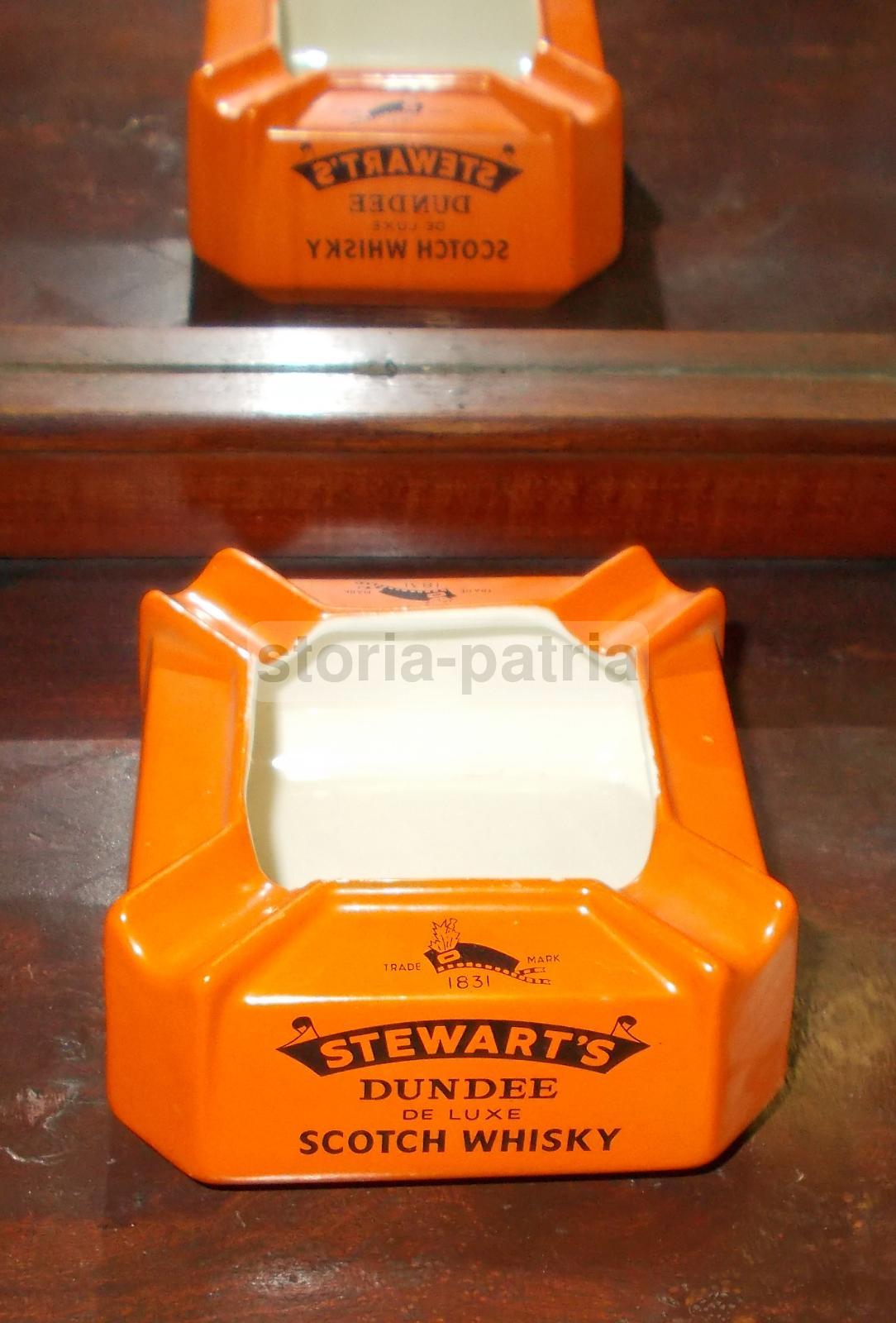 Bar, Caffetteria, Liquori, Scotch Whisky, Stewarts, Dundee, Posacenere Pubblicitario immagine 2