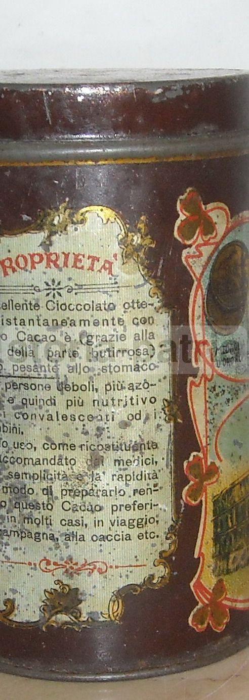 Bella Grafica Liberty, Pubblicitaria d'Epoca, Artistica Decorazione, Cioccolato immagine 6