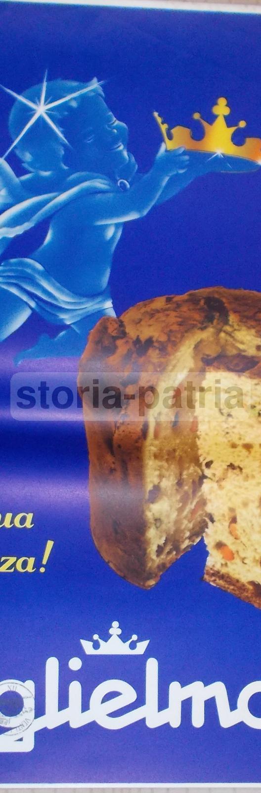 Bella Locandina Pubblicitaria, Dolciaria, Pasticceria, Panettone, Guglielmone, Rarita immagine 1