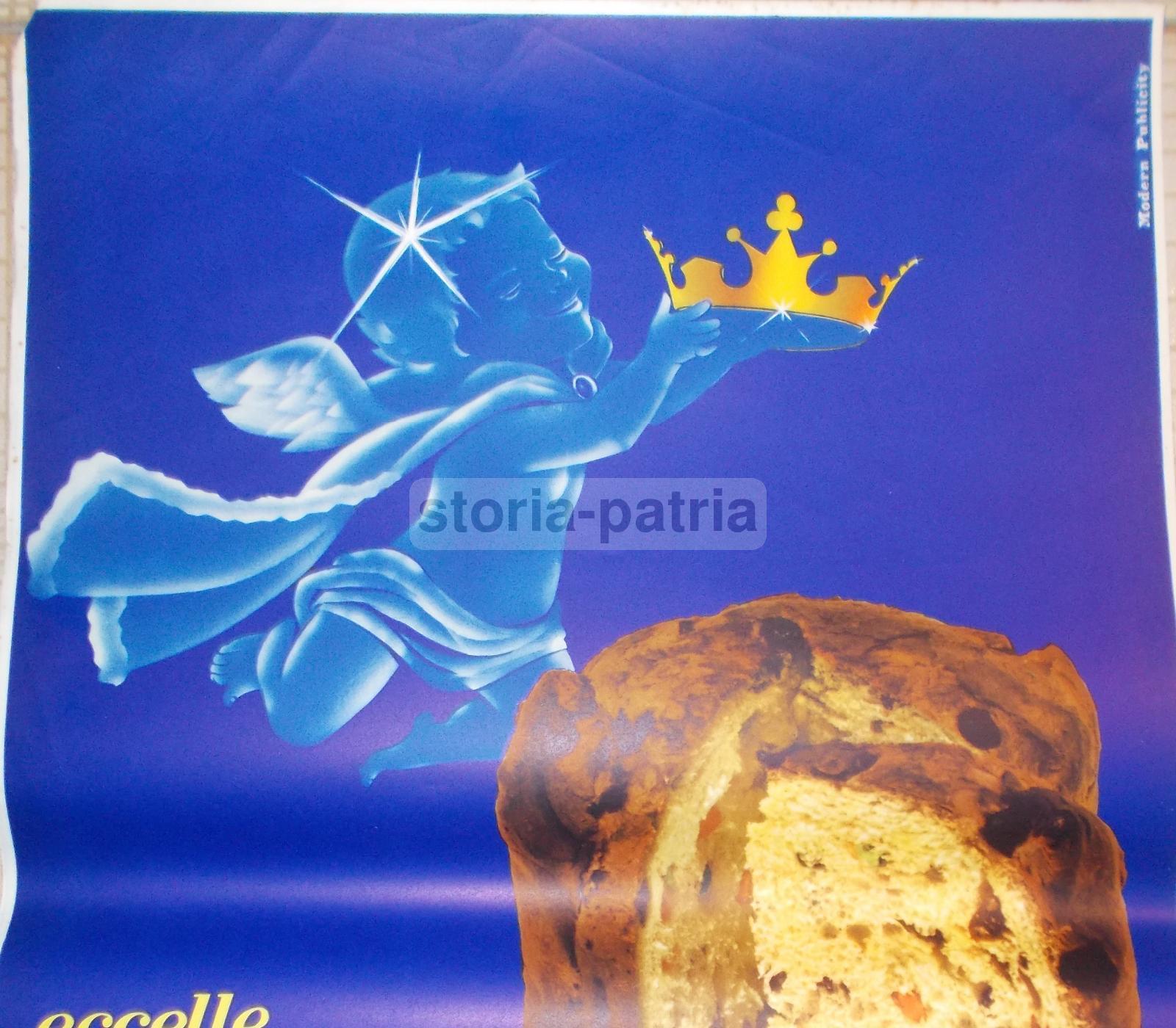 Bella Locandina Pubblicitaria, Dolciaria, Pasticceria, Panettone, Guglielmone, Rarita immagine 2