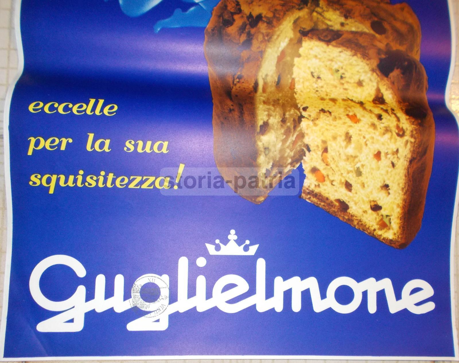 Bella Locandina Pubblicitaria, Dolciaria, Pasticceria, Panettone, Guglielmone, Rarita immagine 3