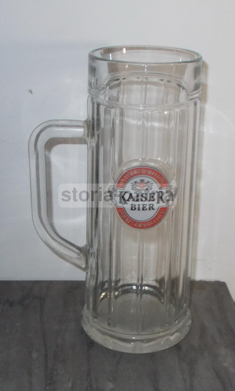 Bicchiere Pubblicitario Da Collezione, Birra, Vetro Figurato, Decorativa Brocca immagine 1