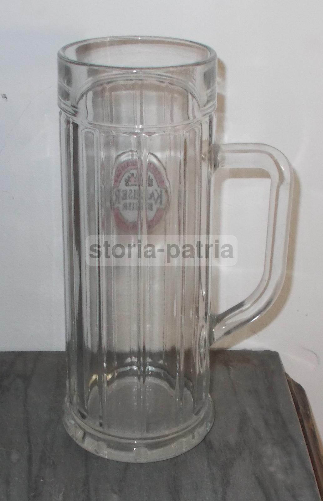 Bicchiere Pubblicitario Da Collezione, Birra, Vetro Figurato, Decorativa Brocca immagine 2