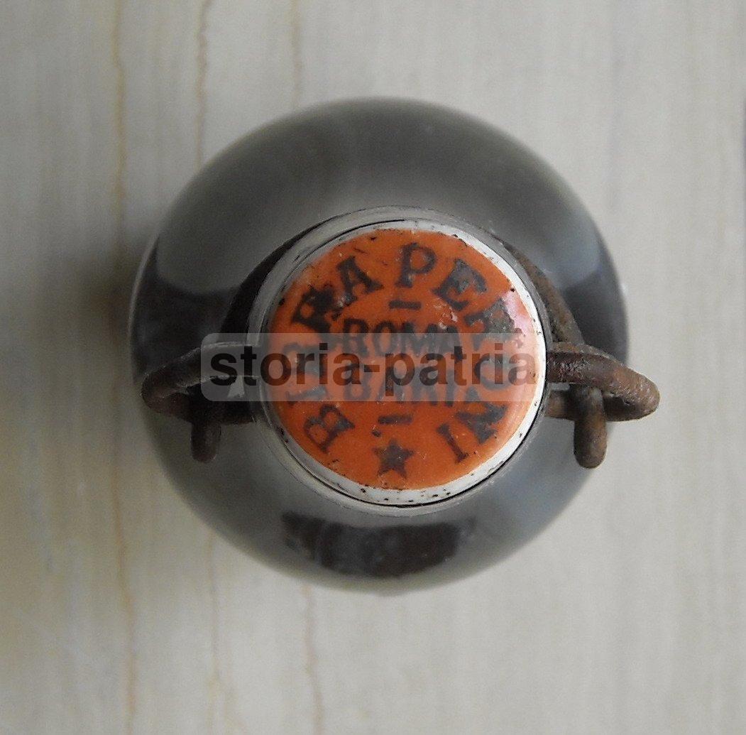 Bottiglia Da Collezione, Pubblicitaria d'Epoca, Bari, Roma, Araldica, Birra, Con Tappo immagine 5