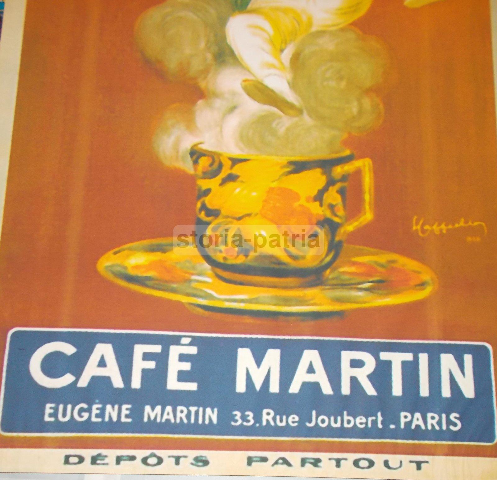 Cappiello, Bar, Caffetteria, Caffe, Parigi, Martin, Decorativo Reprint Pubblicitario immagine 7