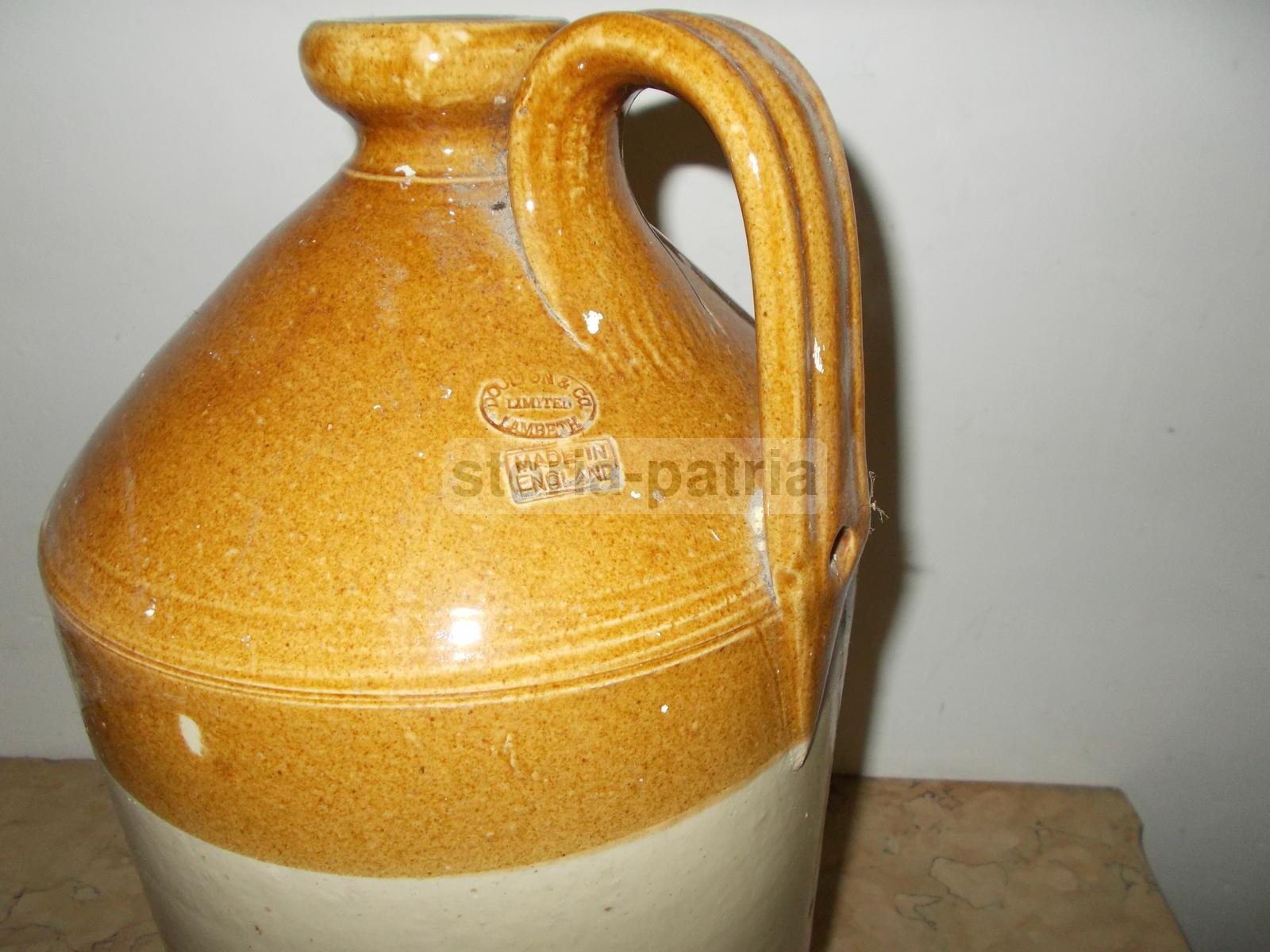 Ceramica Da Collezione, Boccione Inglese, Marchio Impresso, England, Lambeth, Doulton immagine 5