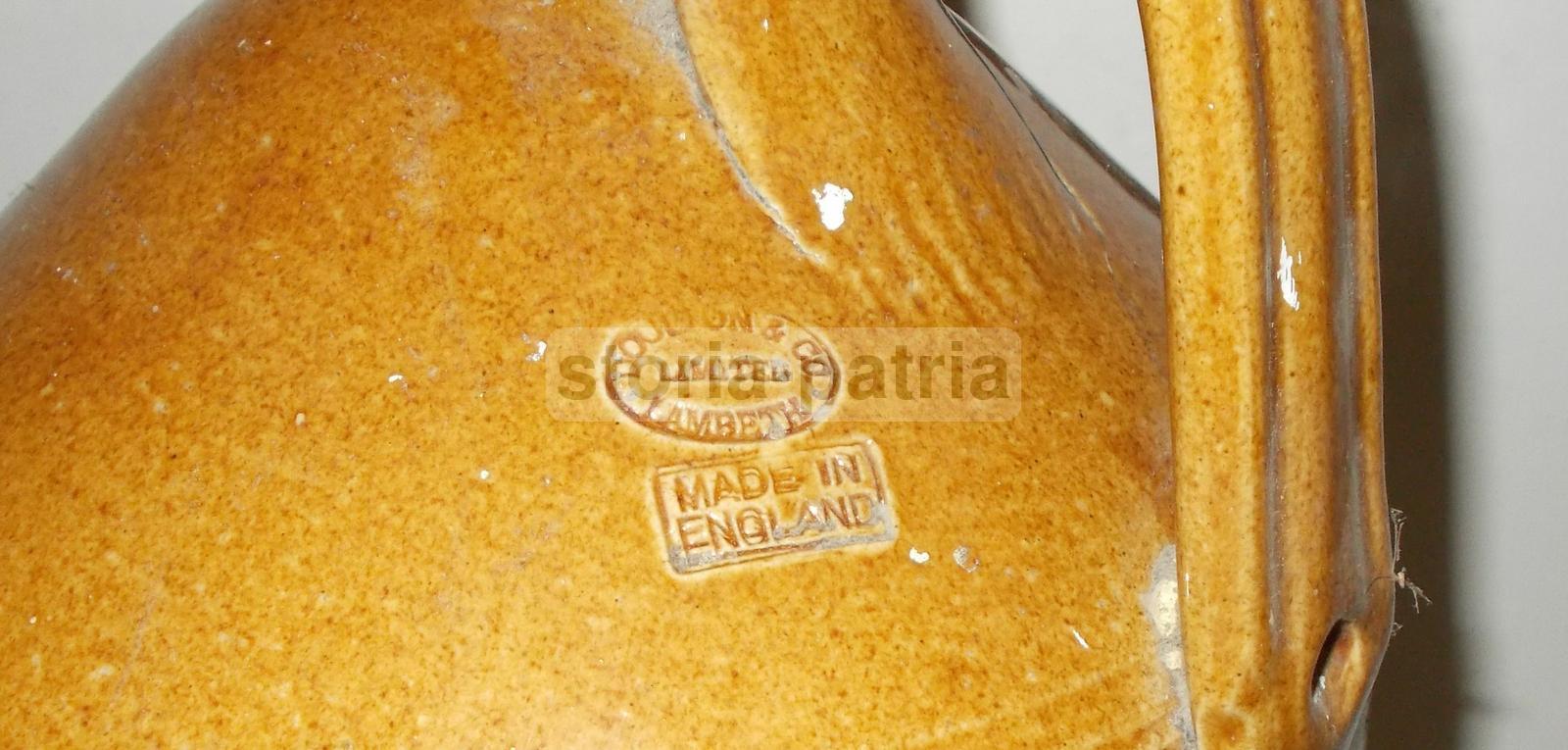 Ceramica Da Collezione, Boccione Inglese, Marchio Impresso, England, Lambeth, Doulton immagine 6