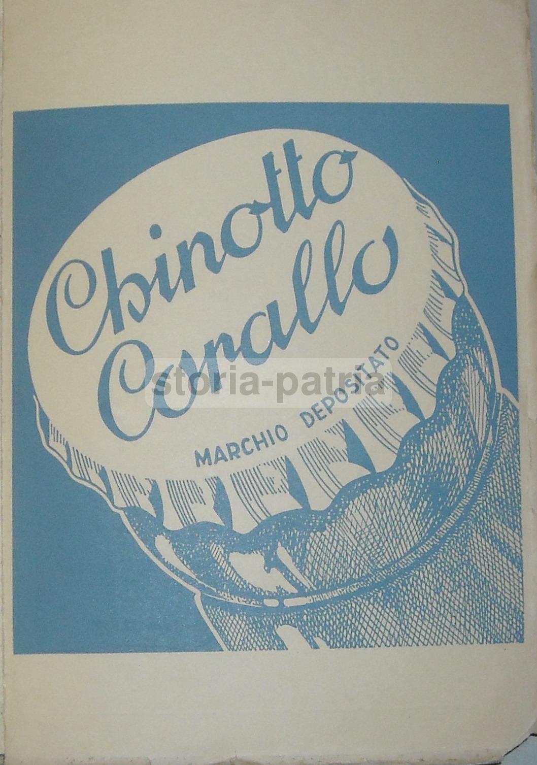 Chinotto Corallo, Inusuale Grafica Pubblicitaria, Da Collezione, d'Epoca, Moda immagine 2