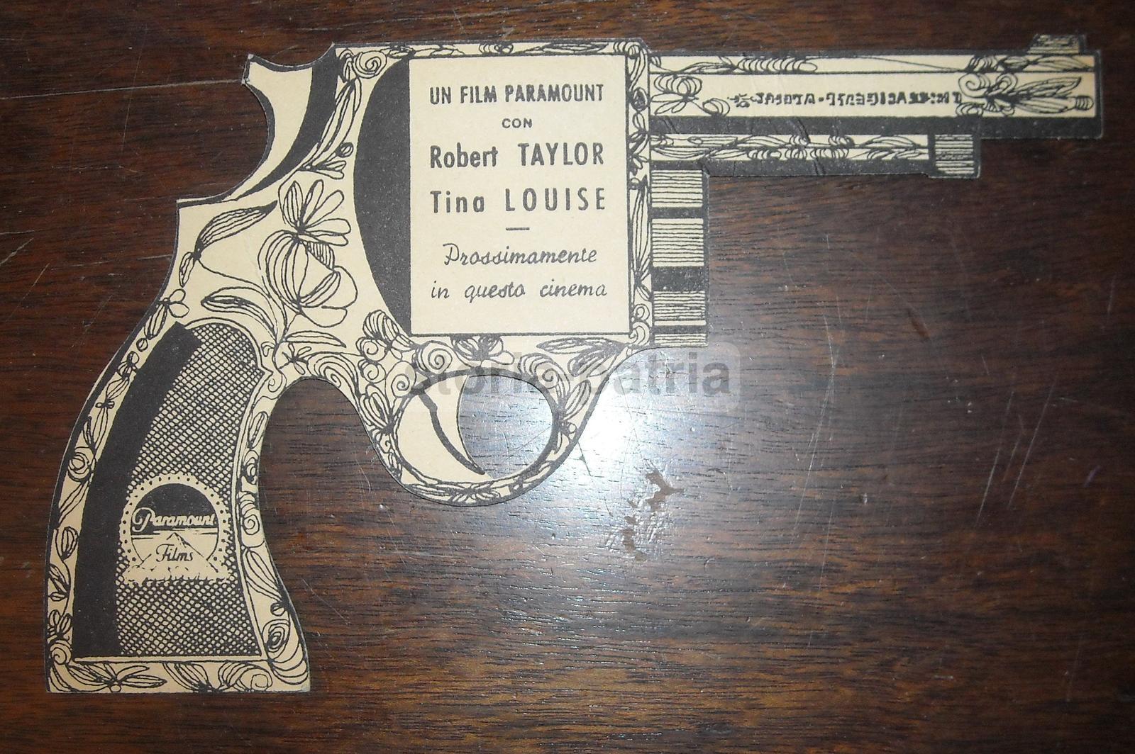 Cinema, Film d'Epoca, Inusuale Pubblicitaria, Paramount, Attori Taylor E Louise, Rara immagine 1