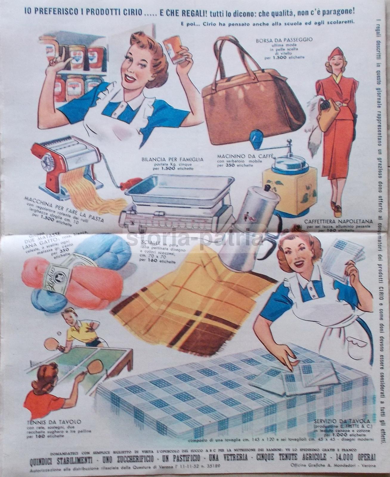 Confetture Cirio, Catalogo Premi Per Raccolta Etichette, Giocattoli, Caffe, Scuola immagine 5