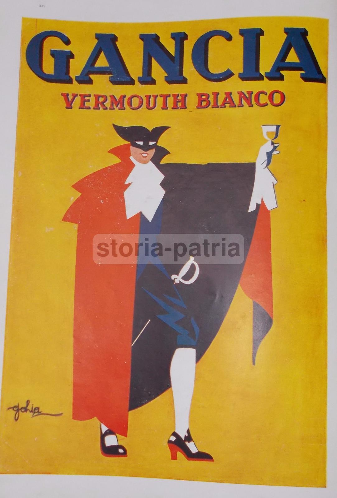 Costumi, Maschere, Distillazione, Vermouth, Artista Golia, Gancia, Pubblicitaria, 30 immagine 1