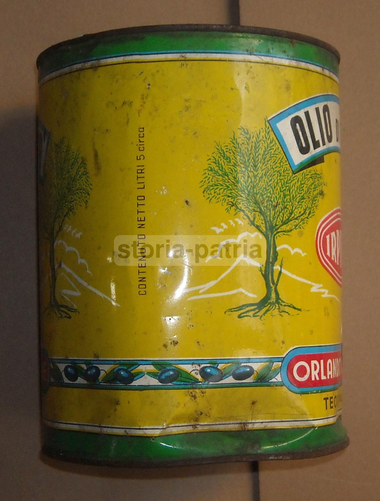 Cucina, Gastronomia, Olio Di Oliva, Decorativa Scatola Pubblicitaria, Da Collezione immagine 3