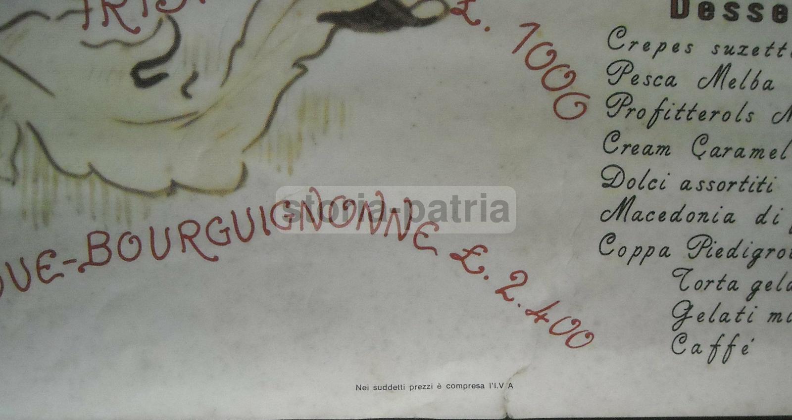 Cucina, Gastronomia, Ristoranti d'Epoca, Napoli, Folklore, Menu, Pesce, Kasslatter immagine 8