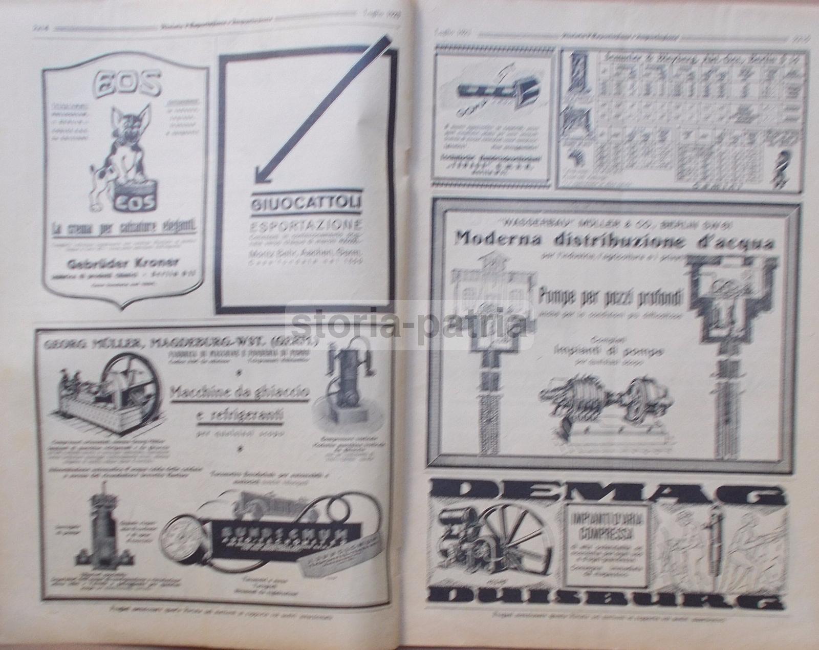 Economia, Commercio, Esportazione, Germania, Industria Sassone, Dresda, Pubblicitaria immagine 1