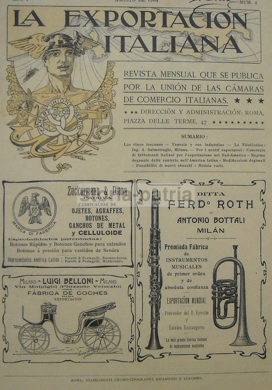 Economia, Commercio, Esportazione, Vino Toscano, Salmoiraghi, Carrozze Belloni, Diena immagine 1