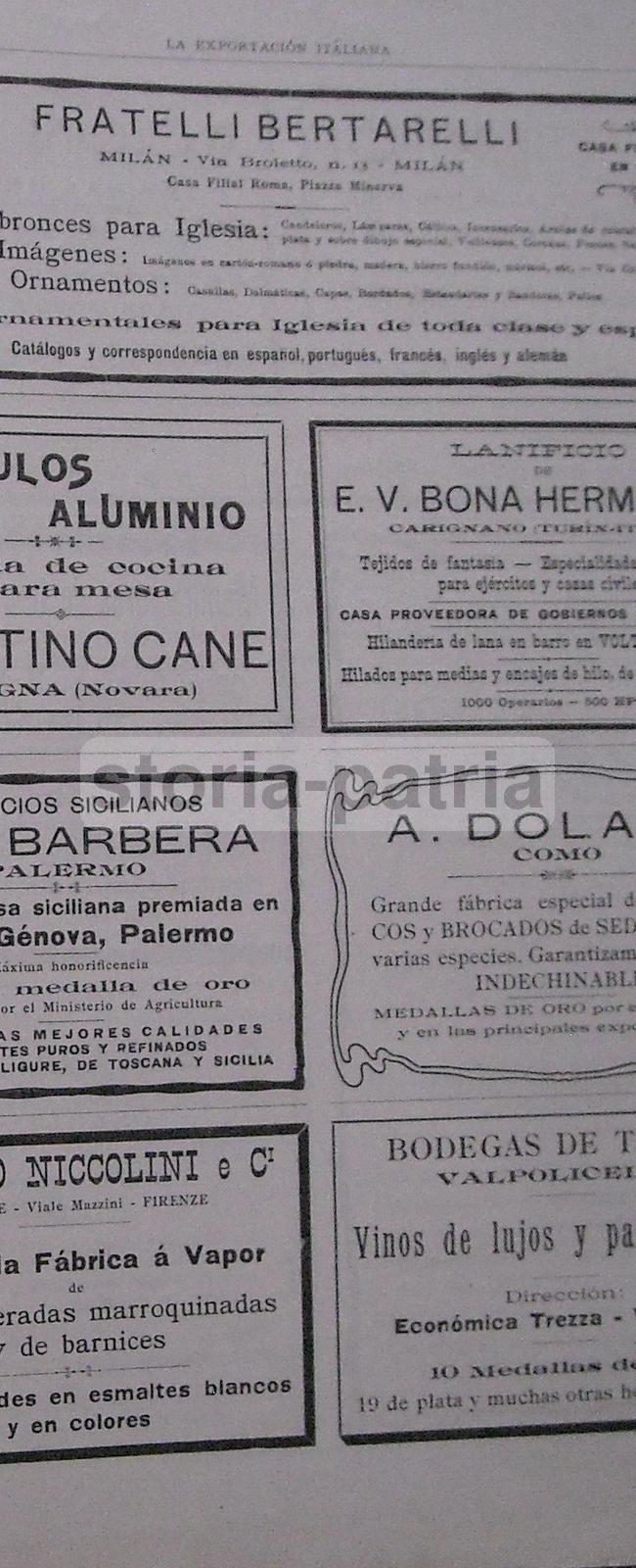 Economia, Commercio, Esportazione, Vino Toscano, Salmoiraghi, Carrozze Belloni, Diena immagine 4