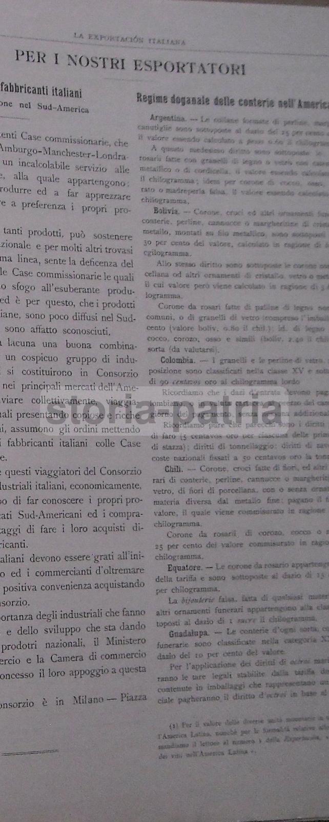 Economia, Commercio, Esportazione, Vino Toscano, Salmoiraghi, Carrozze Belloni, Diena immagine 8