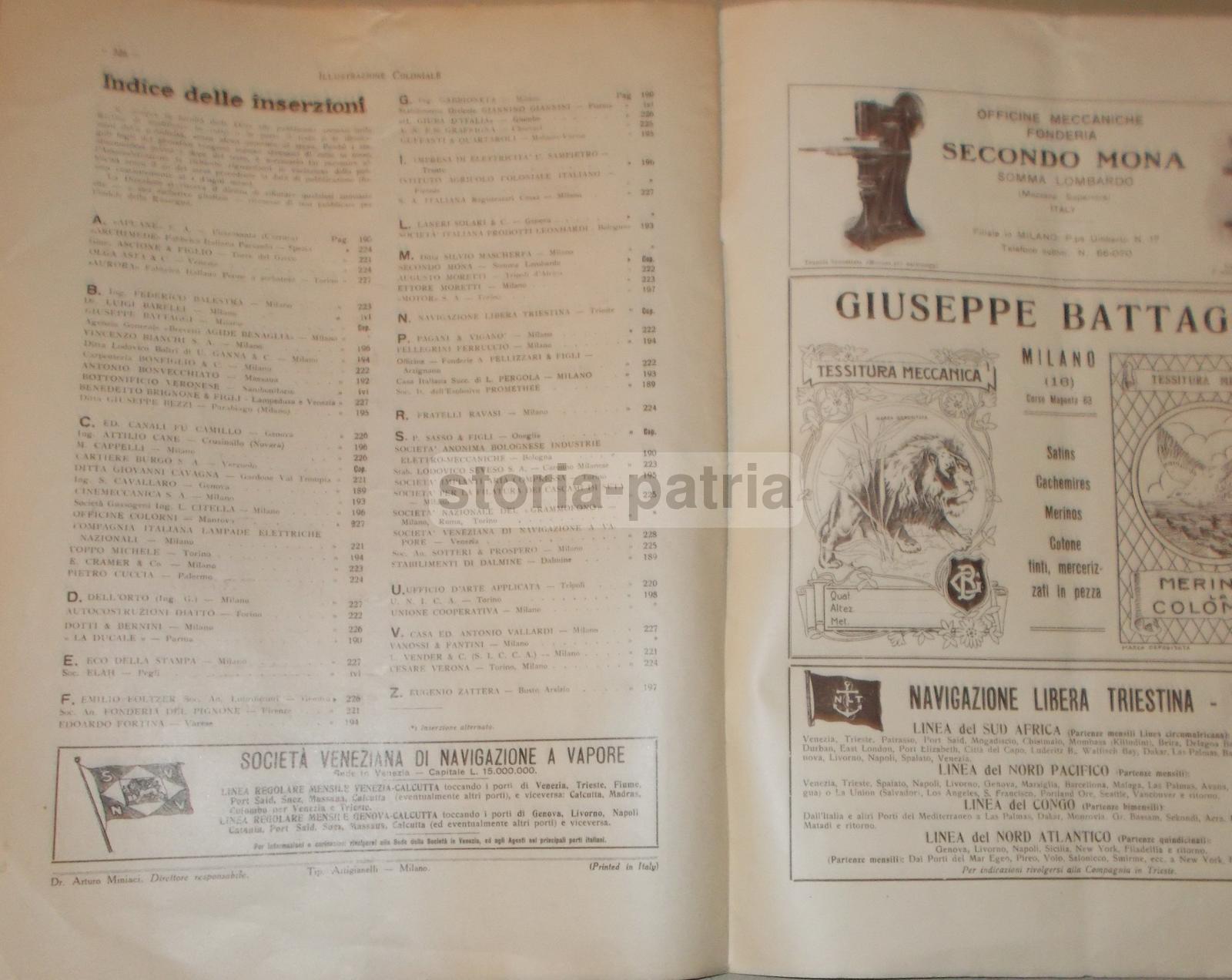 Economia, Esportazione, Colonie, Emigrazione, Americhe, Africa, Grecia, Cavagna, Penne immagine 3