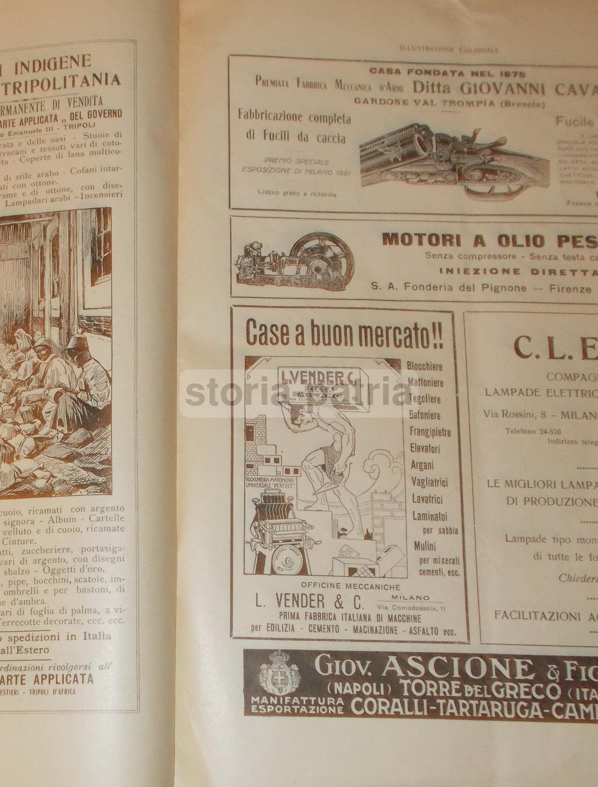 Economia, Esportazione, Colonie, Emigrazione, Americhe, Africa, Grecia, Cavagna, Penne immagine 10