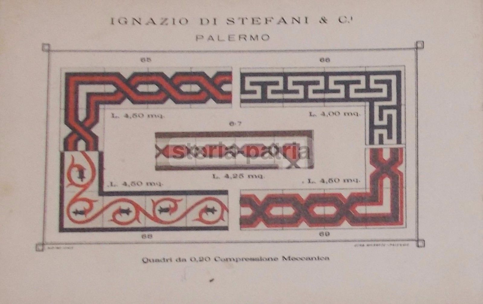 Edilizia, Arredamento, Cemento, Mattonelle Colorate, Sicilia, Palermo, Di Stefani, 900 immagine 1