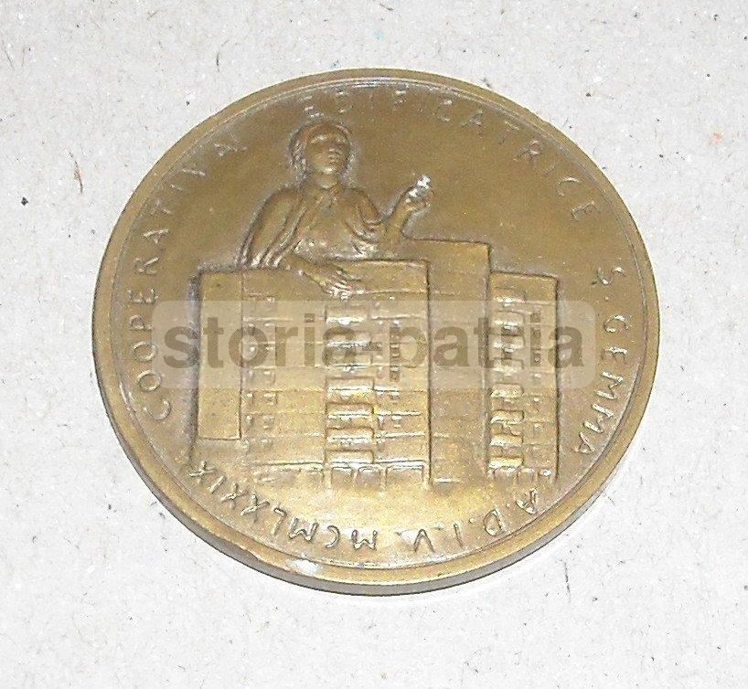 Edilizia, Cooperativa Religiosa, Medaglia Commemorativa, Da Collezione, Inusuale, 79 immagine 1