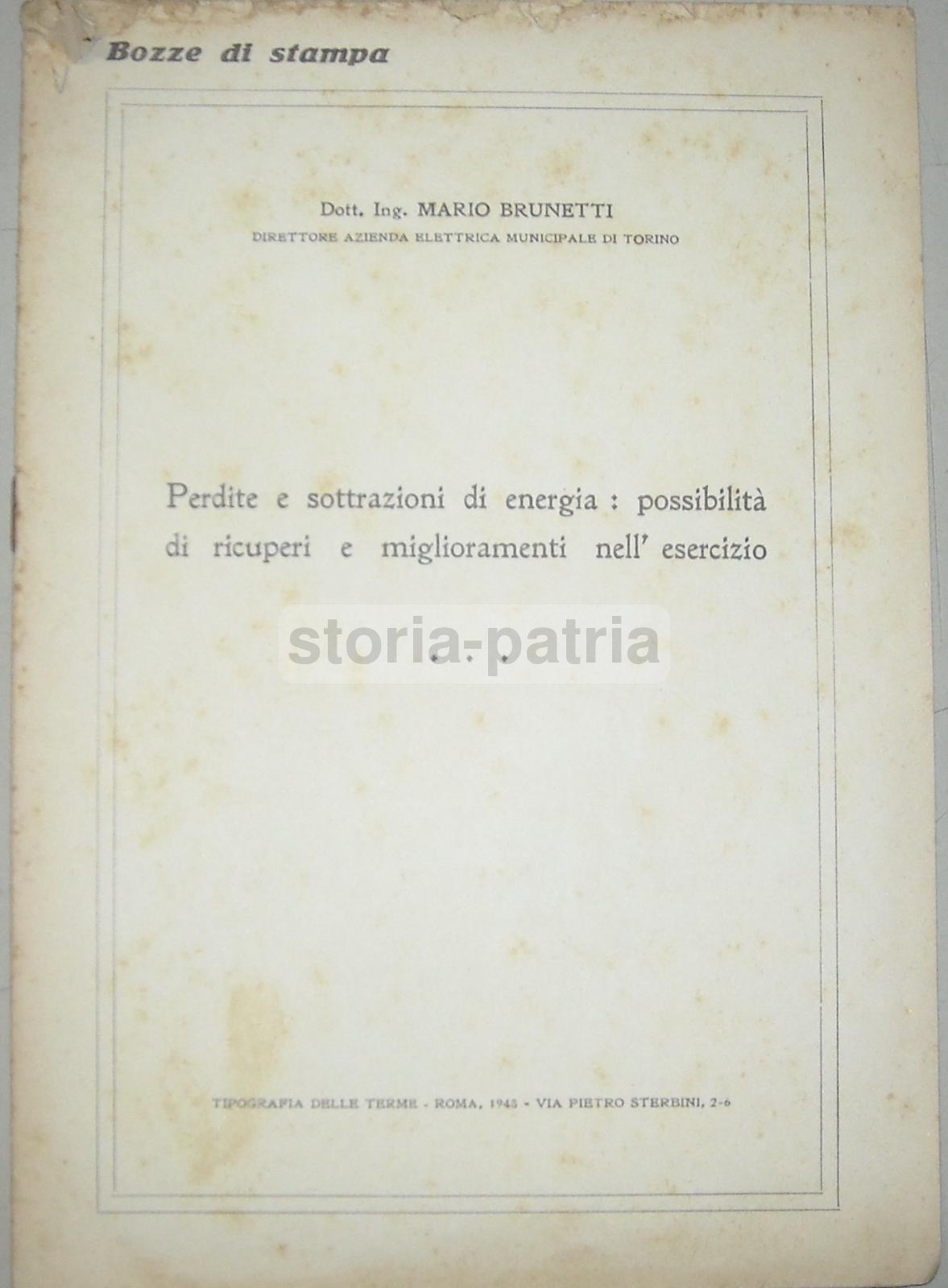 Elettricita, Azienda Elettrica Torinese, Ing Brunetti, Sottrazioni Di Energia, 48 immagine 1